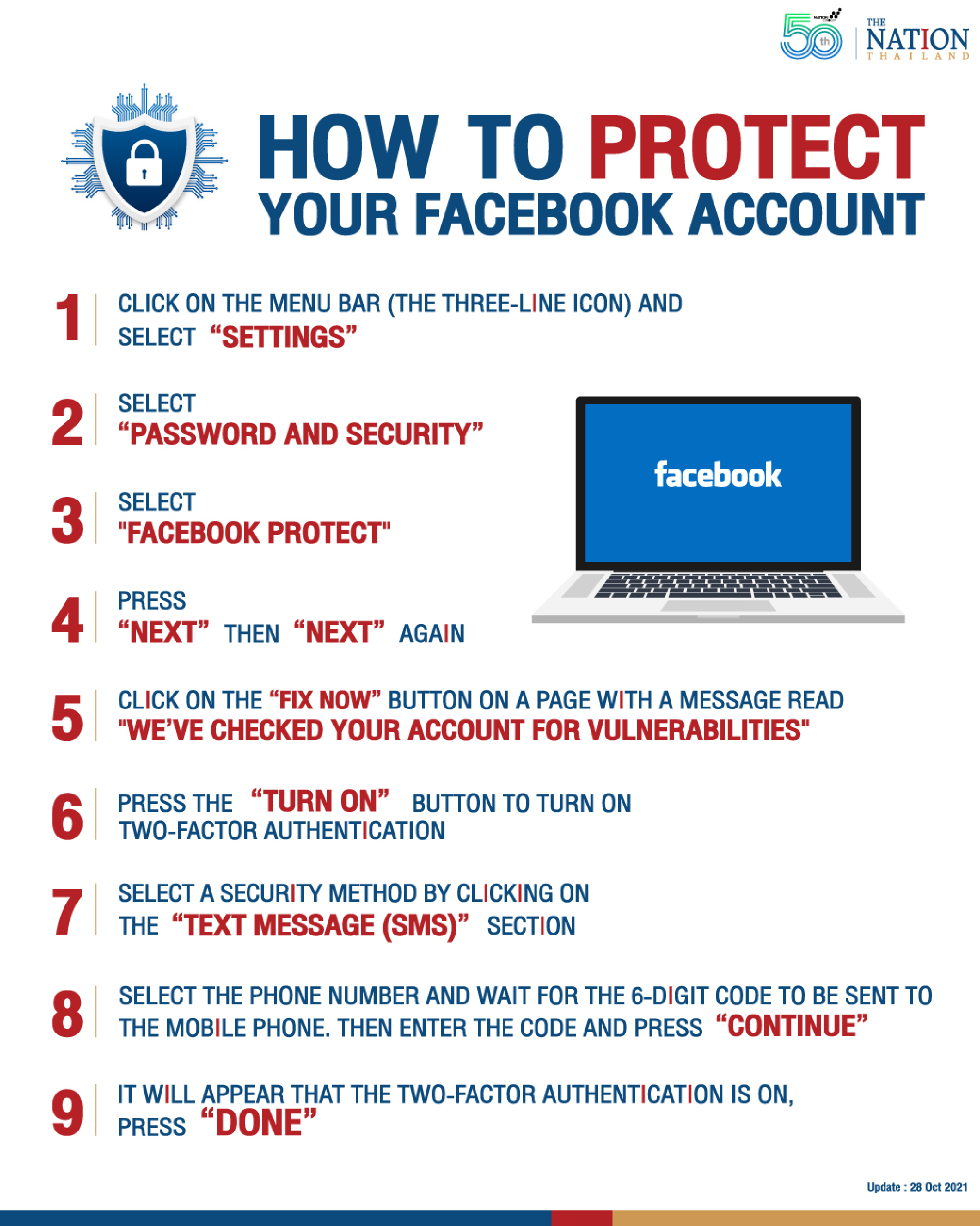 How to protect your facebook account