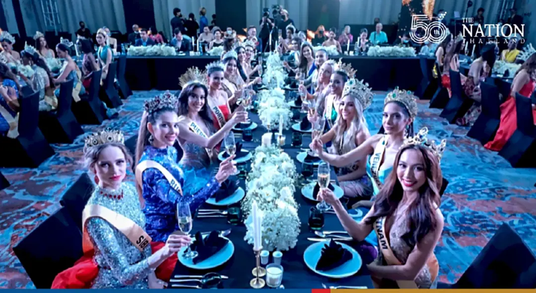 Grand International queens arrive at their first Phuket gala in spectacular style