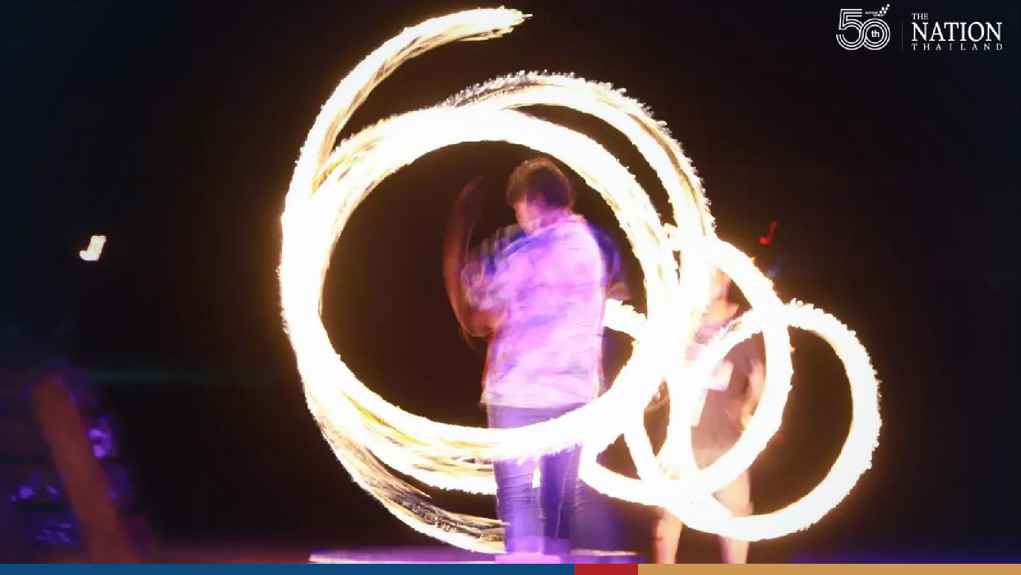 Koh Tao’s Sairee Beach buzzing again with spinning fire wheels
