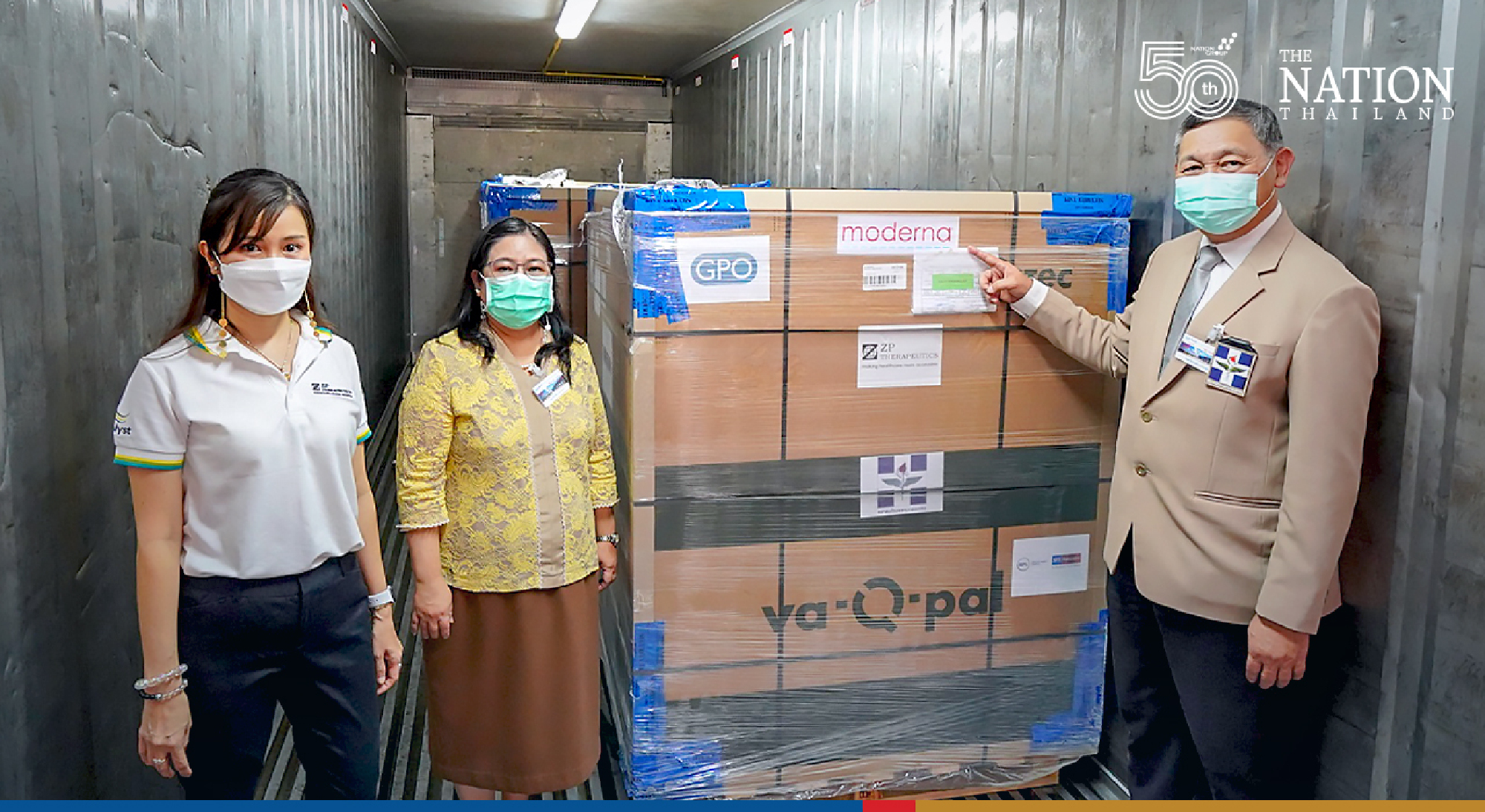 ZP Therapeutics Ready to Deliver the First Shipment of COVID-19 Vaccine Moderna to Increase Vaccine Access in Thailand