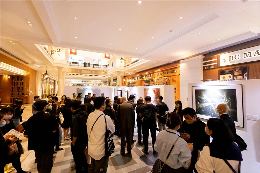 Works by prize-winners of a competition and exhibition for young artists in the Guangdong-Hong Kong-Macao Greater Bay Area are on show at The Londoner Macao. [Photo provided to China Daily]