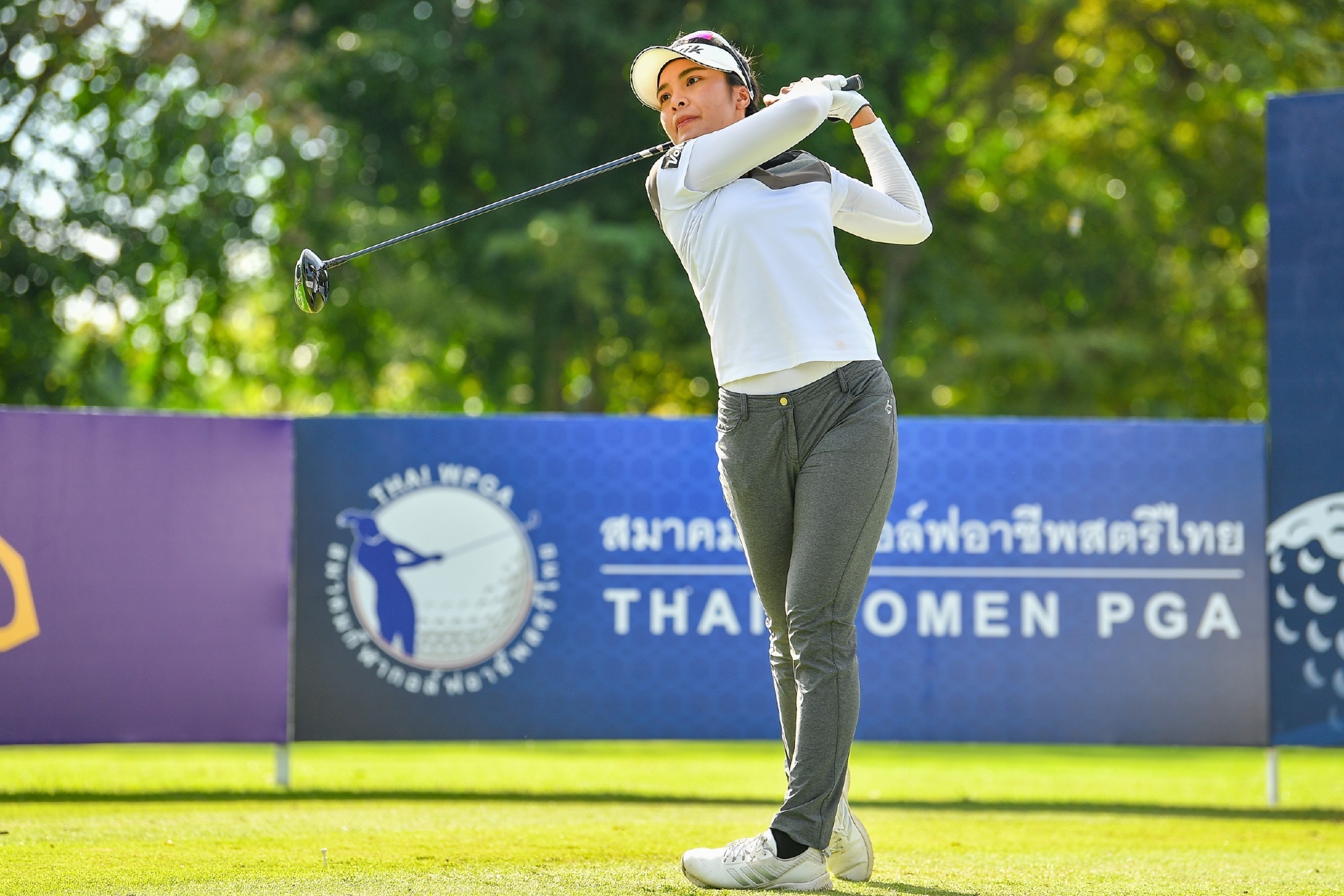 Parinda, Arpichaya and Chanettee join three-way lead in Pattaya