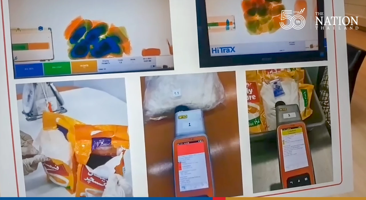 2 Pakistani men caught in Suvarnabhumi with haul of ketamine, heroin