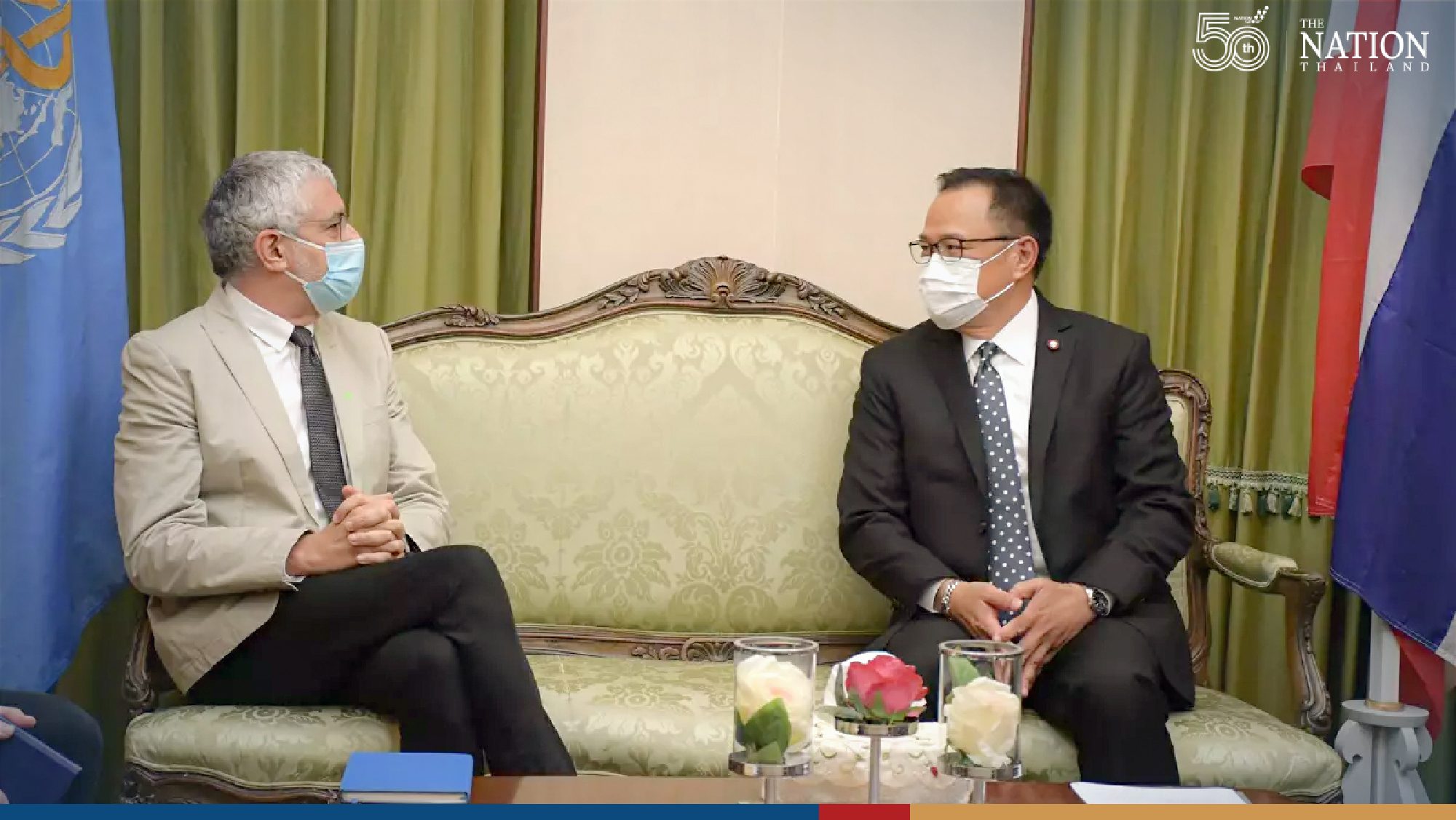 Anutin apprises new WHO rep of Thailand’s Covid-19 situation