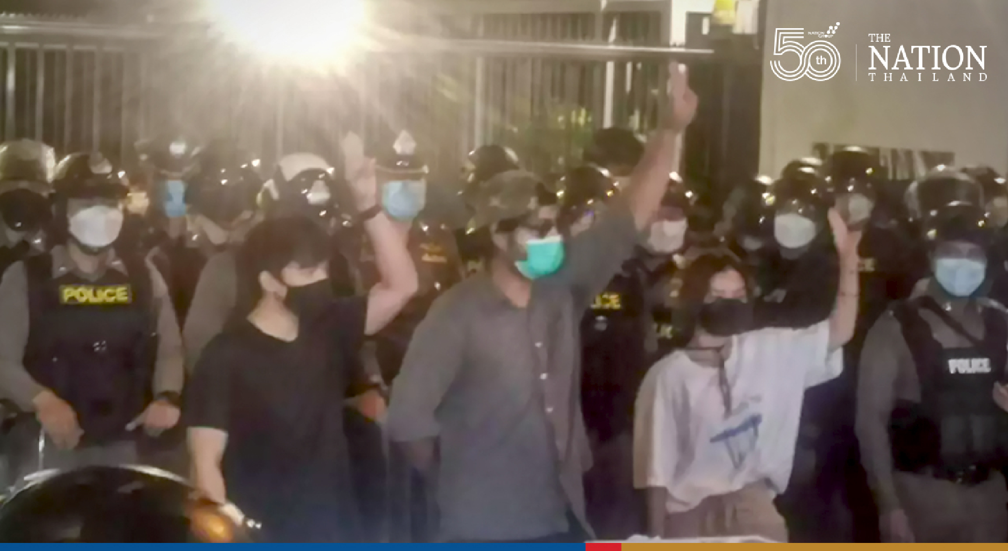 Timeline of Sunday’s rally from Pathumwan Intersection to Germany Embassy