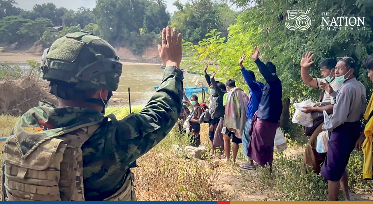 Tight security in Mae Sot after clashes break out in Myawaddy