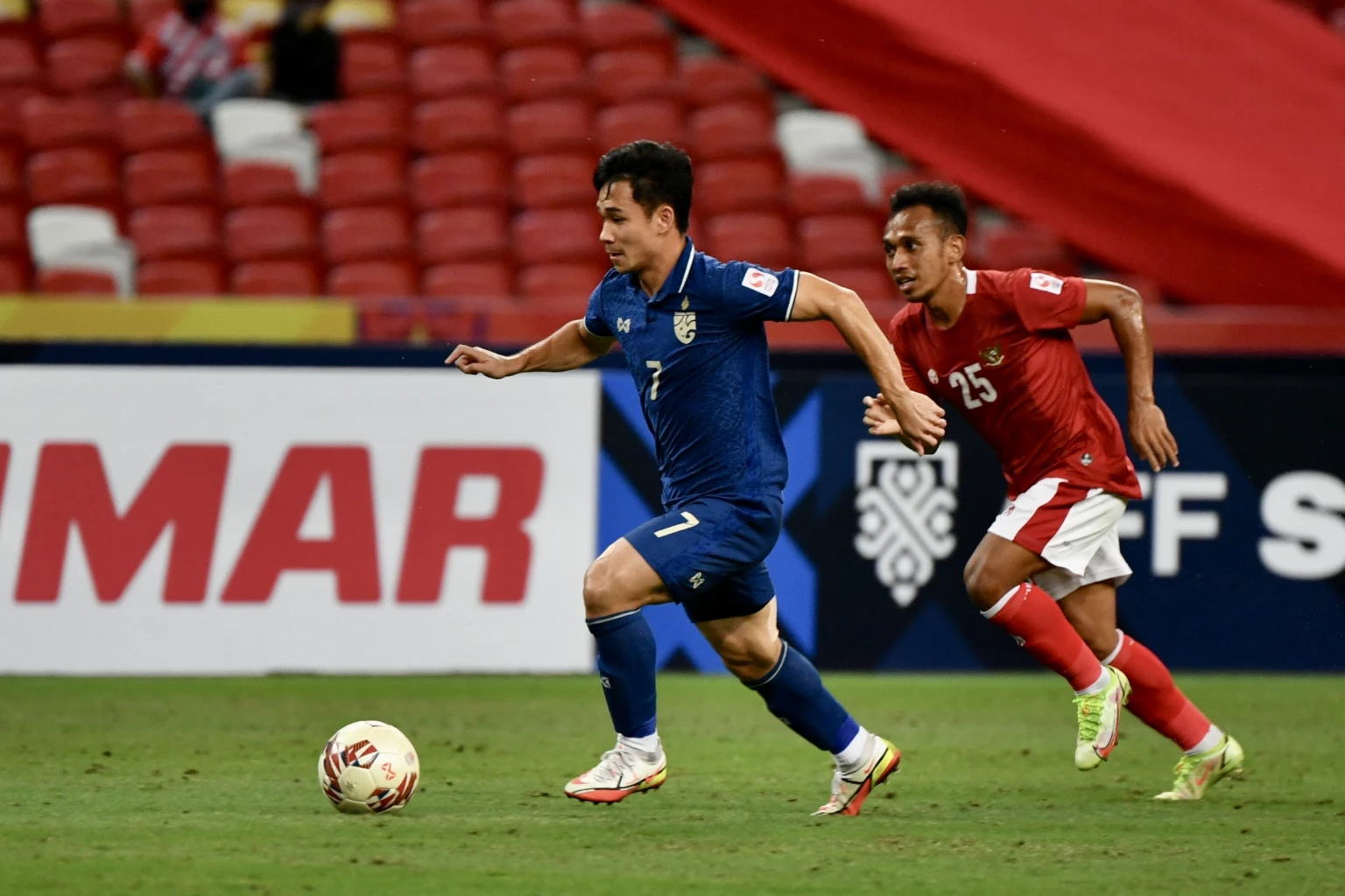 Thailand win over Indonesia 4-0  AFF SUZUKI CUP 2020 final first leg
