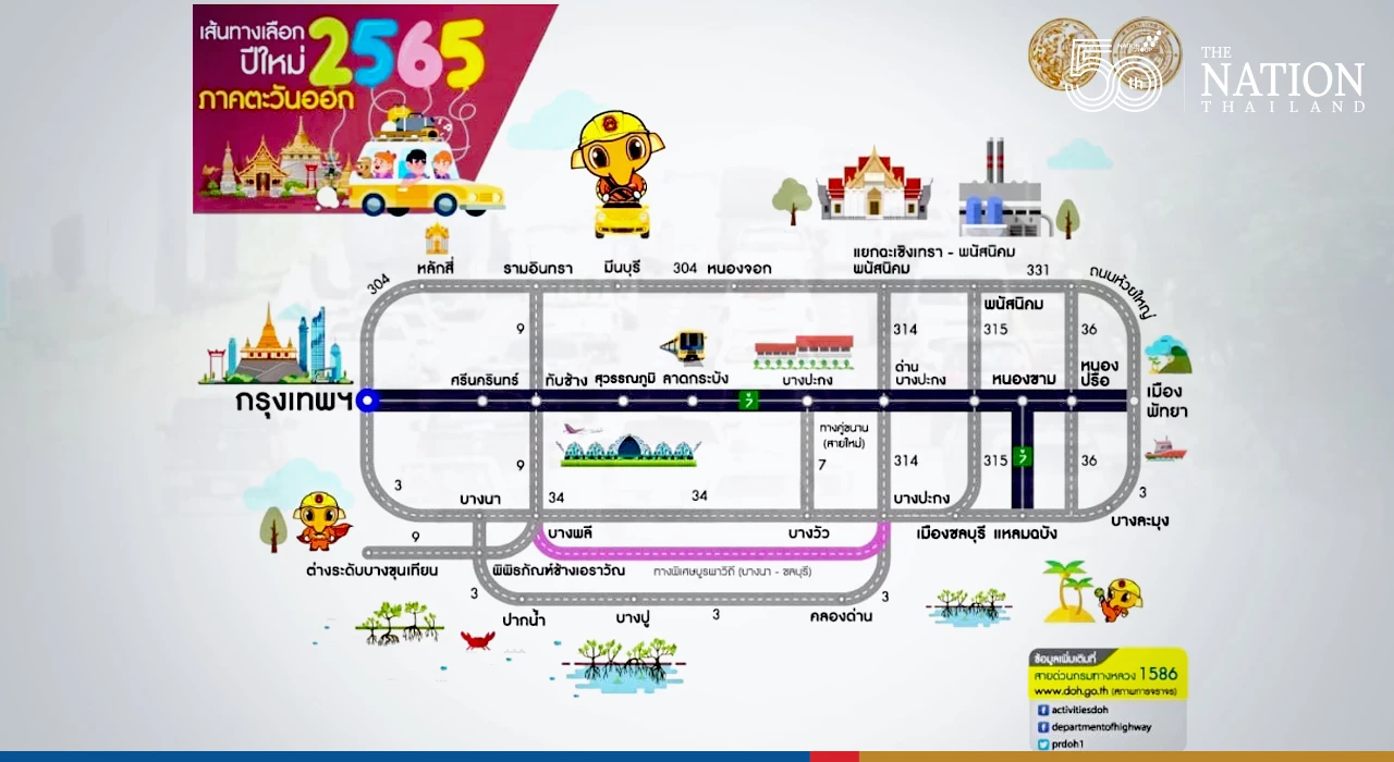 Best routes out of Bangkok during New Year break