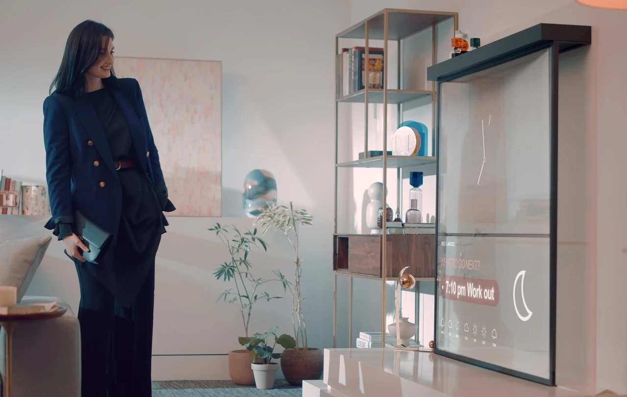 LG teases transparent OLED display concepts at CES 2022