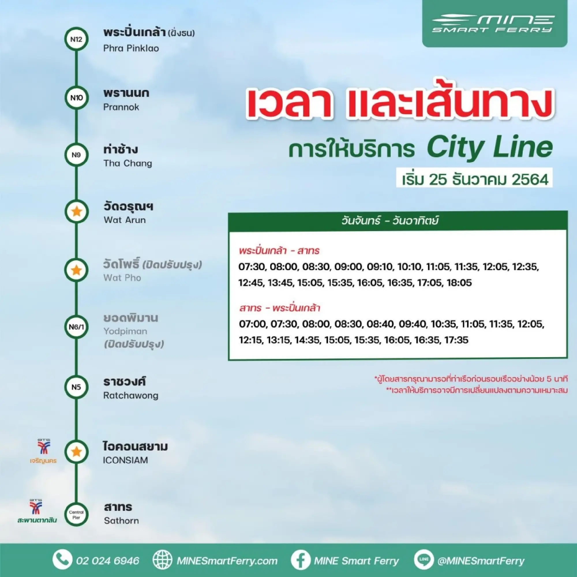 Bangkok electric ferry service plugs in 2 new routes