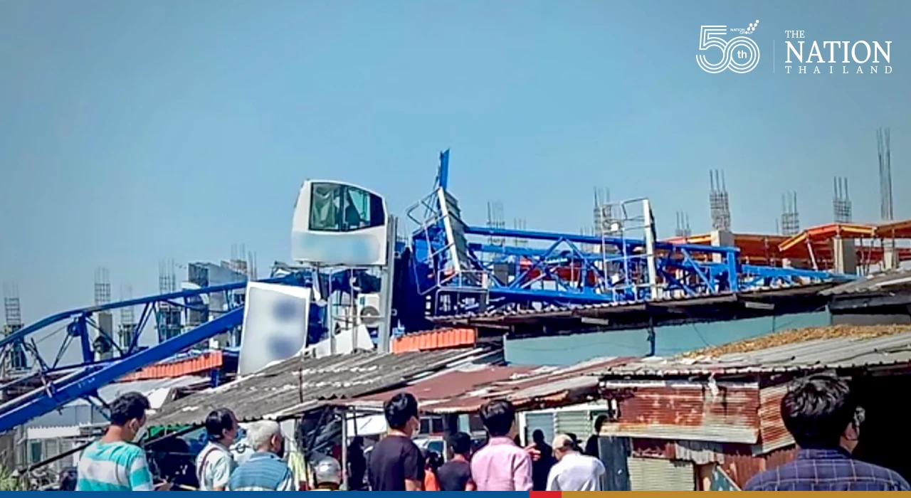 1 killed, three injured as construction crane collapses on row of rented rooms
