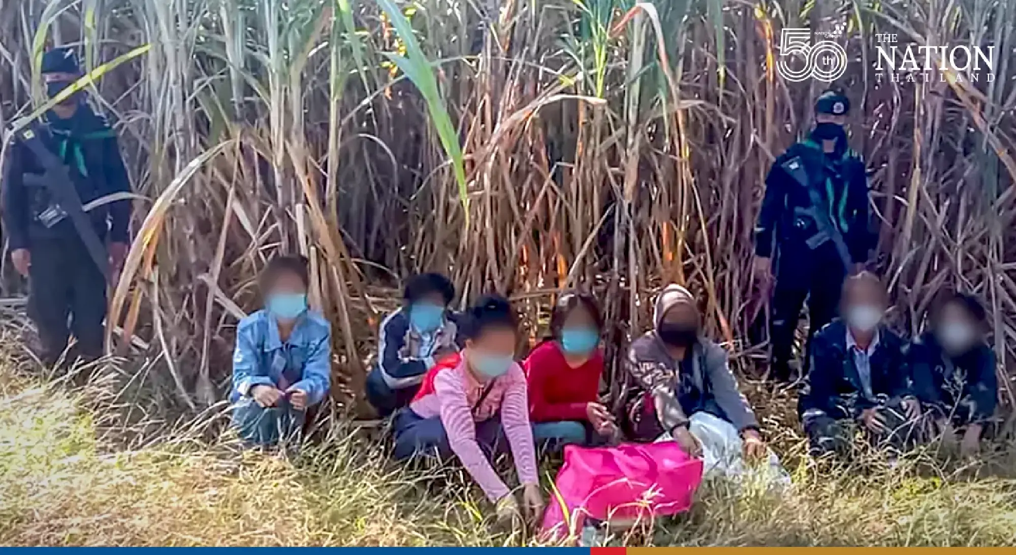 Undocumented Cambodian workers arrested after trying to flee Thailand over Omicron fears