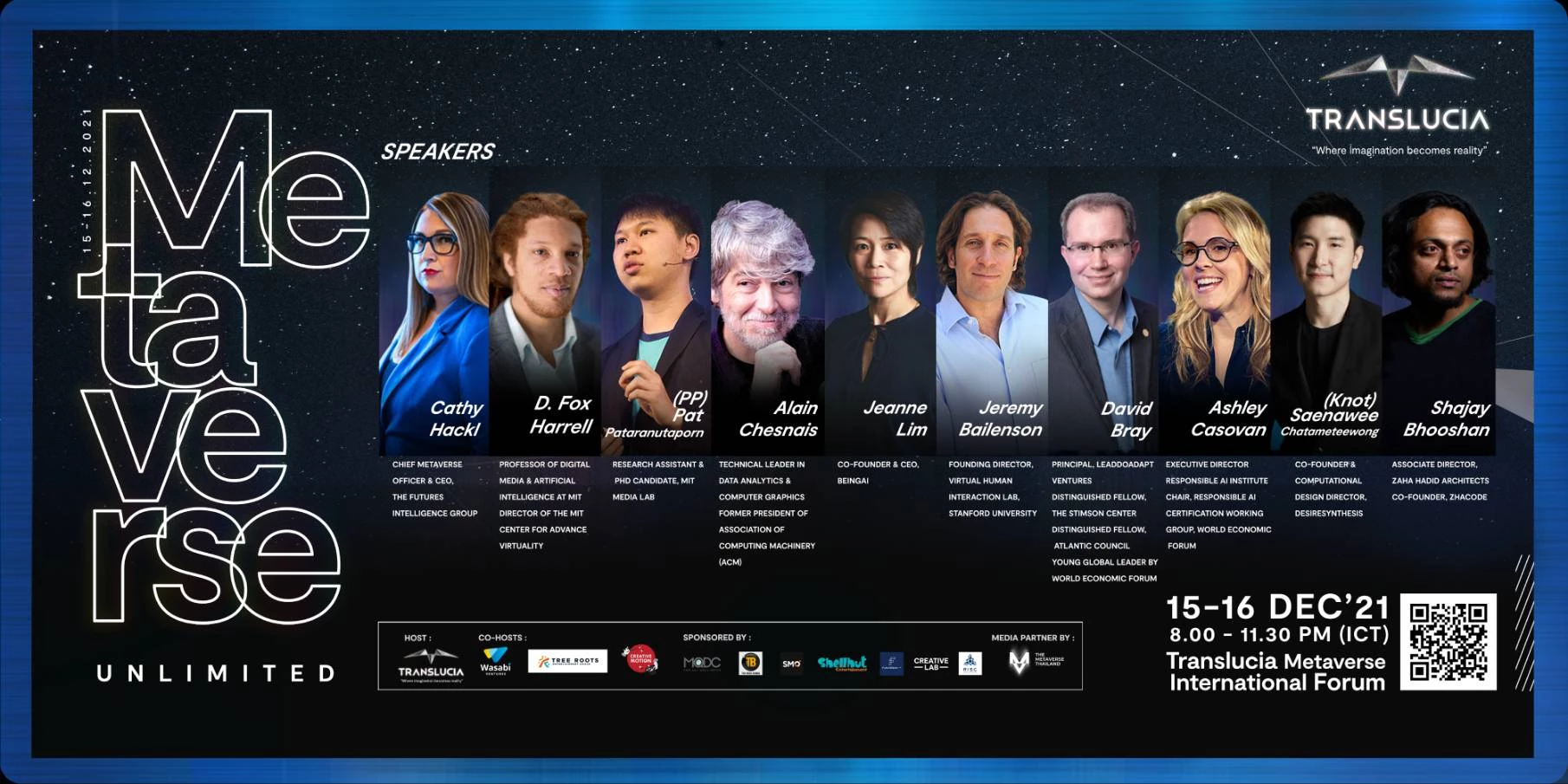 Translucia Metaverse Hosts "Metaverse Unlimited",a Global Forum with 10 Top Gurus