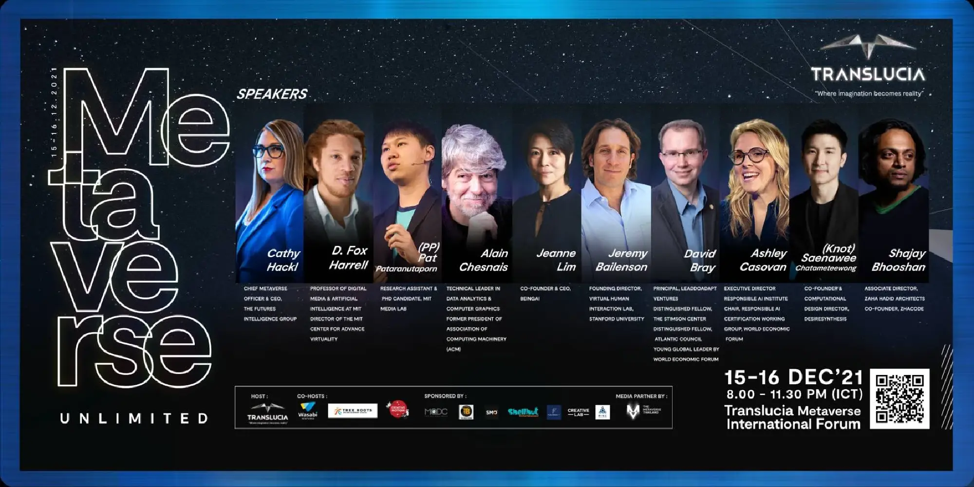 Translucia Metaverse Hosts "Metaverse Unlimited",a Global Forum with 10 Top Gurus
