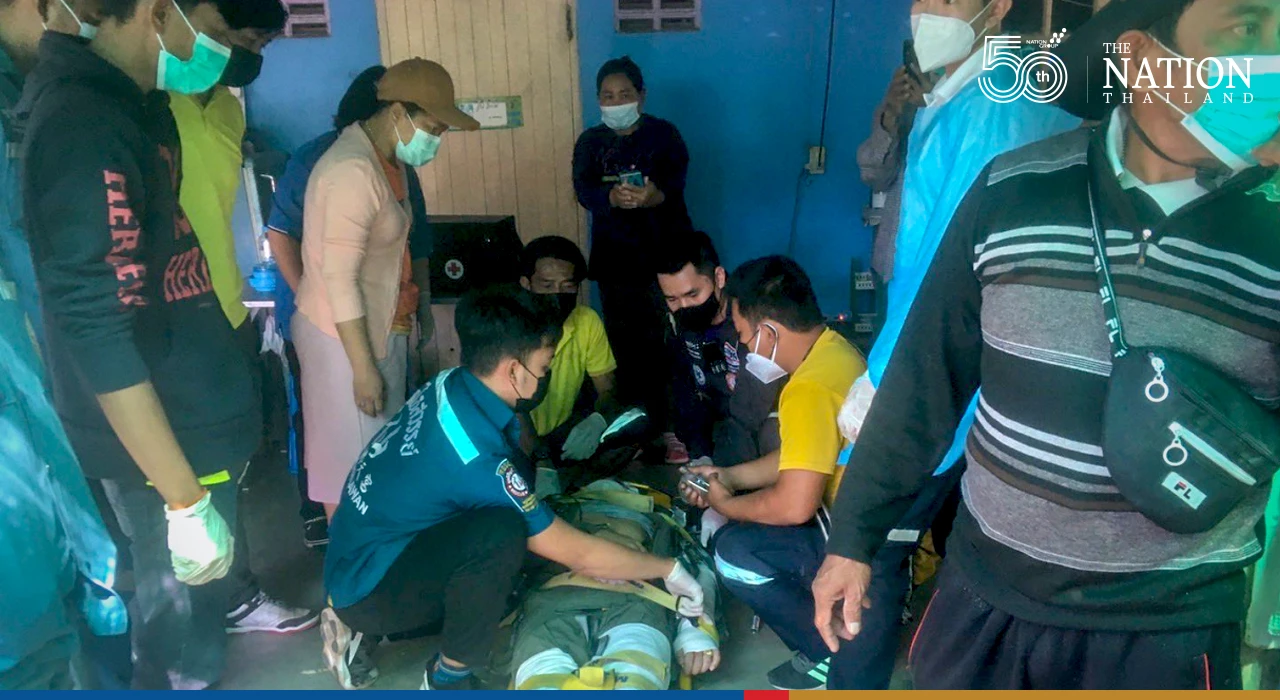 Plane falls from sky in Lopburi, injures bystander