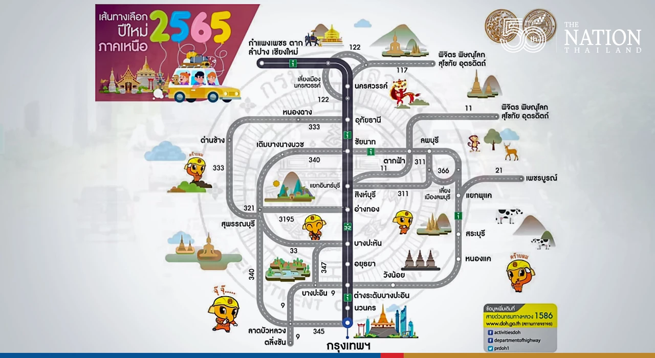 Best routes out of Bangkok during New Year break