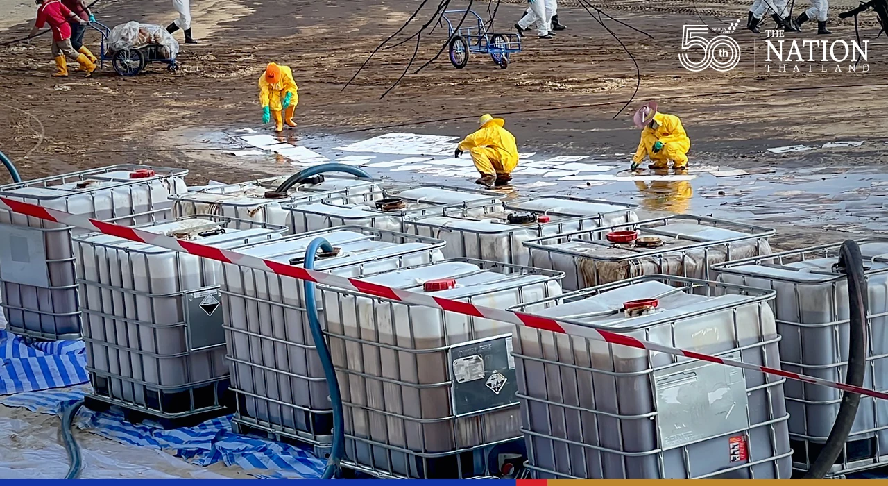 Rayong oil spill clean-up may violate law, environmentalists warn