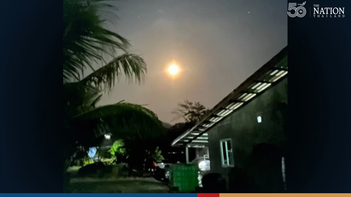Micro full moon spotted on Tuesday night by Thais in several areas