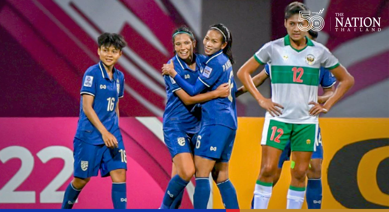 Thailand roar back at Asian Cup with Kanyanat hat-trick