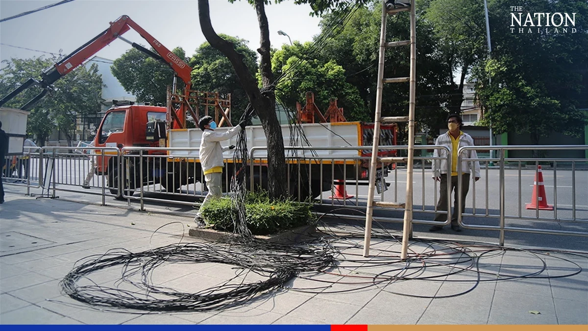 Cable clutter tidied up in Bangkok’s Dusit district