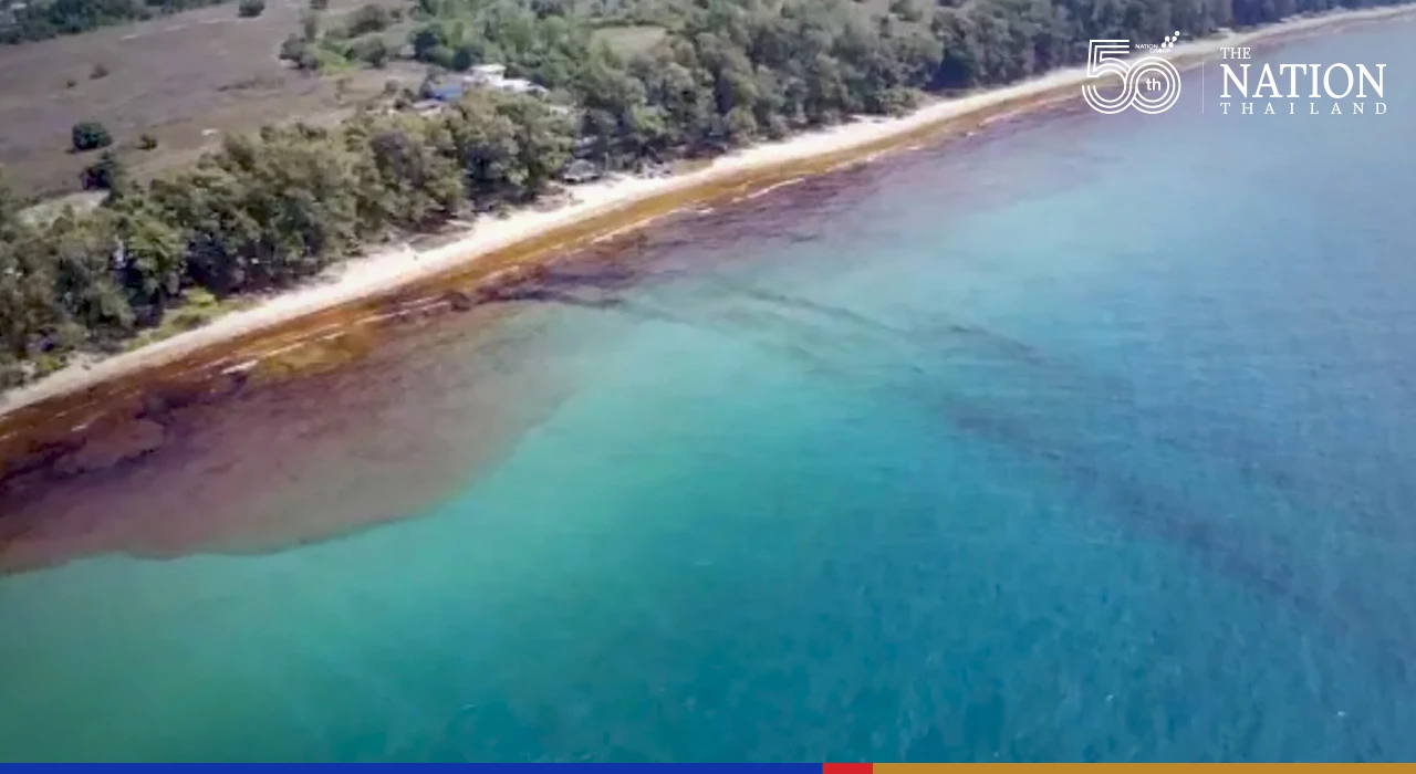 Most of oil slick on Rayong beach, nearby areas ‘taken care of’