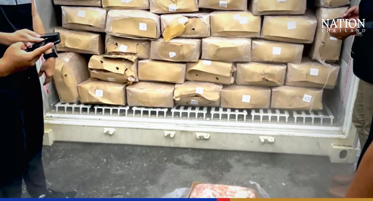 Six containers of illegally imported frozen food seized