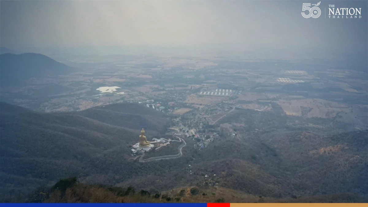 Stairway to heaven at ancient Thai temple