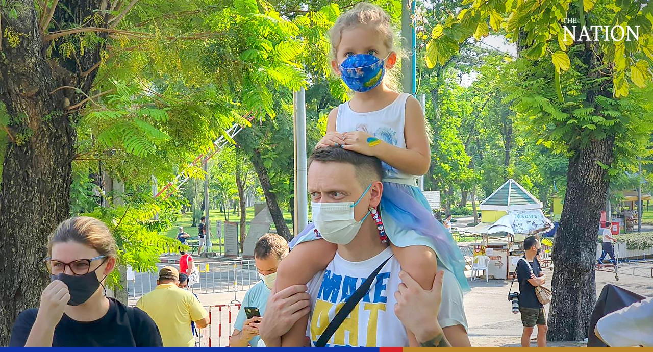 Ukrainians hold anti-war rallies across Thailand