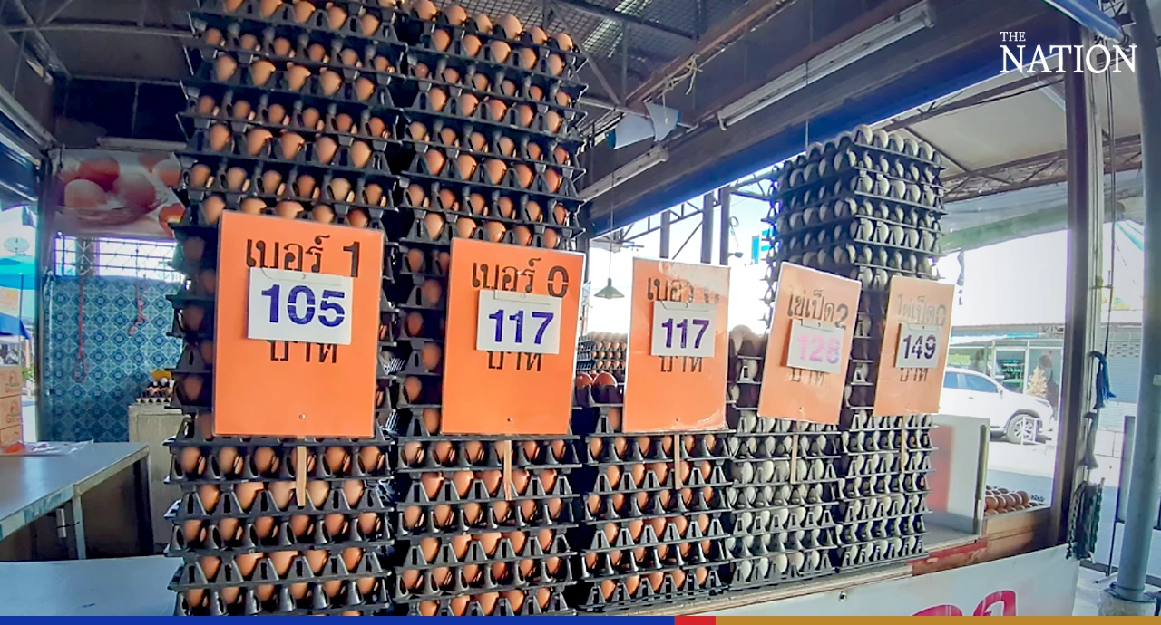 Farm price of chicken eggs capped at 3.2 baht