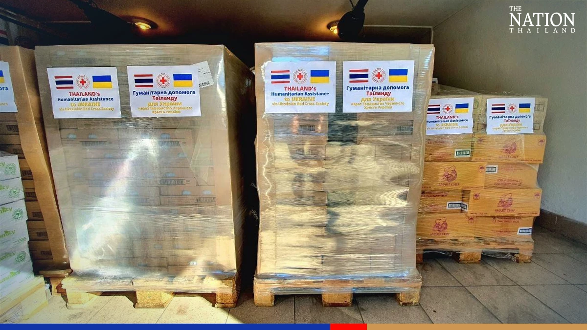 Thai embassy buys $60,000 worth of humanitarian items for Ukraine