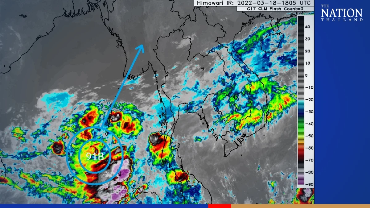 Warning of possible cyclone brewing in the Bay of Bengal