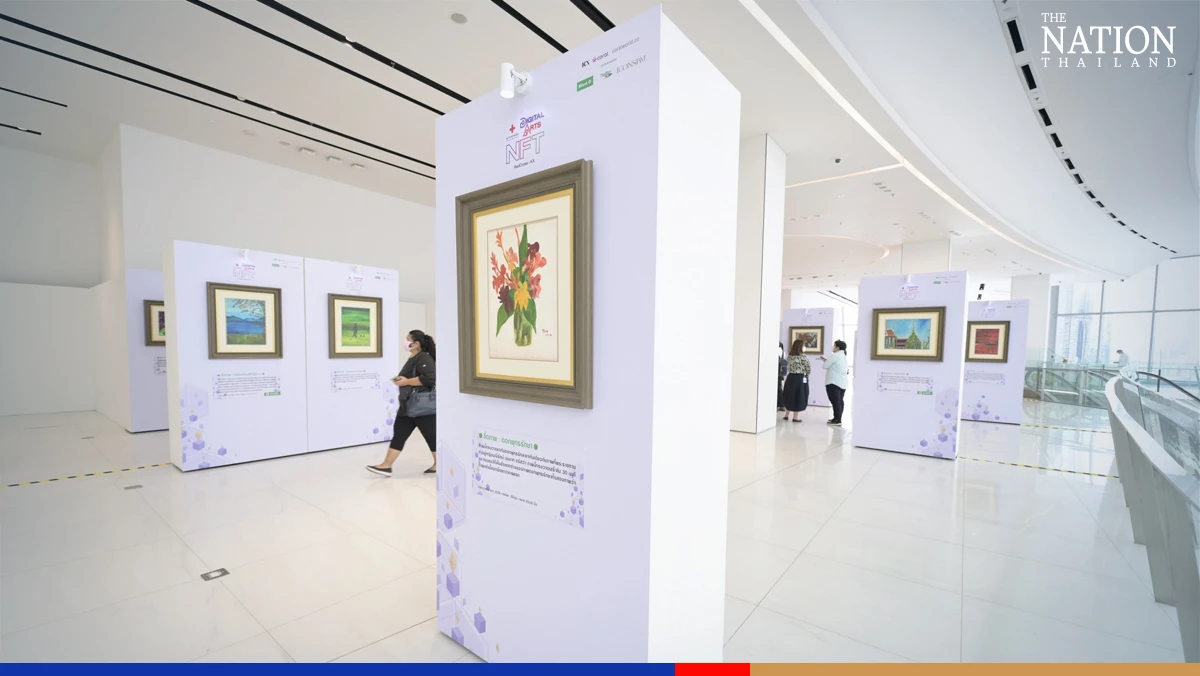 Thai Red Cross Society, Kasikorn X showcase digital artworks of HRH Princess Sirindhorn