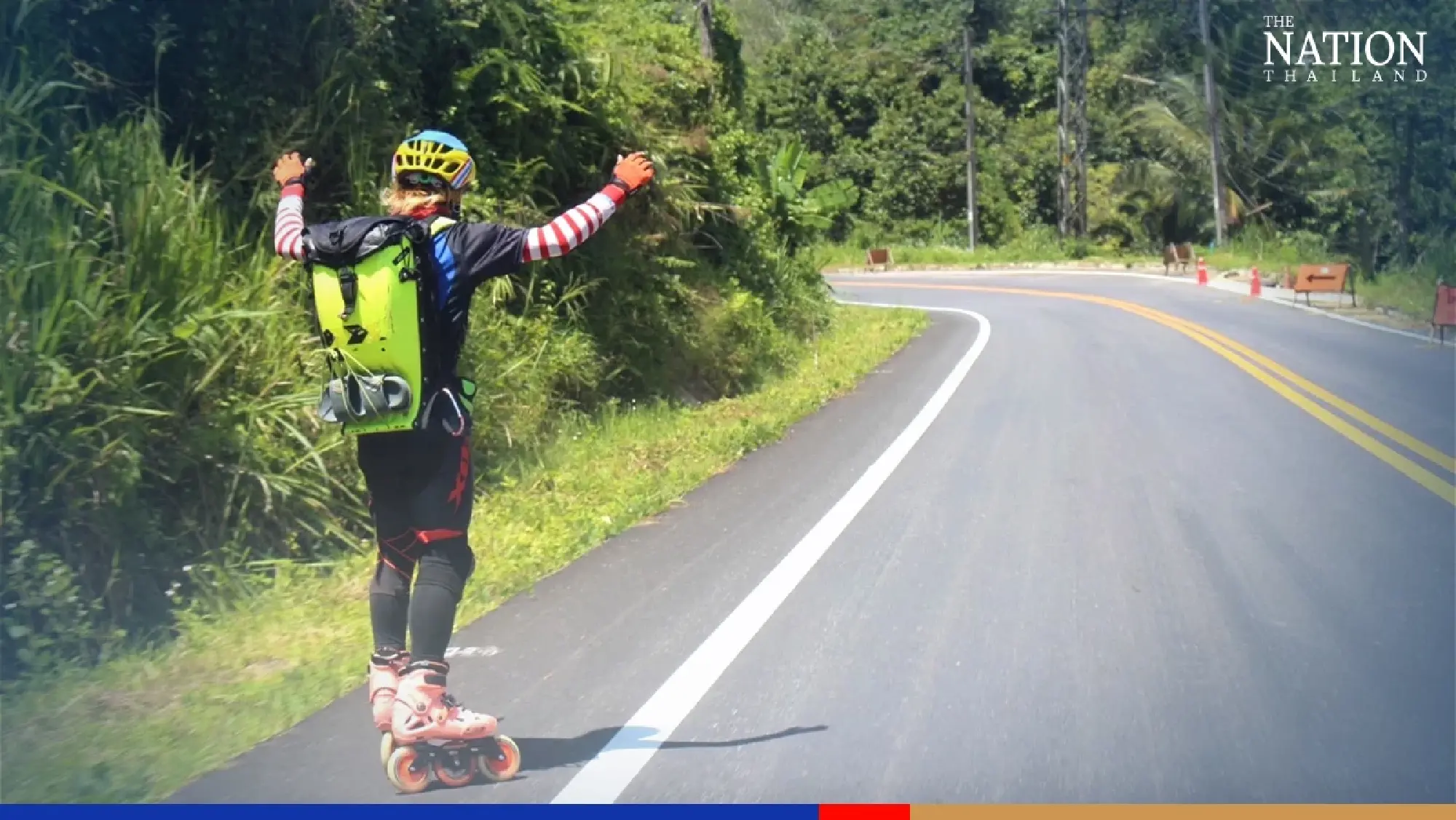 How a 25-year-old rollerbladed down the length of Thailand