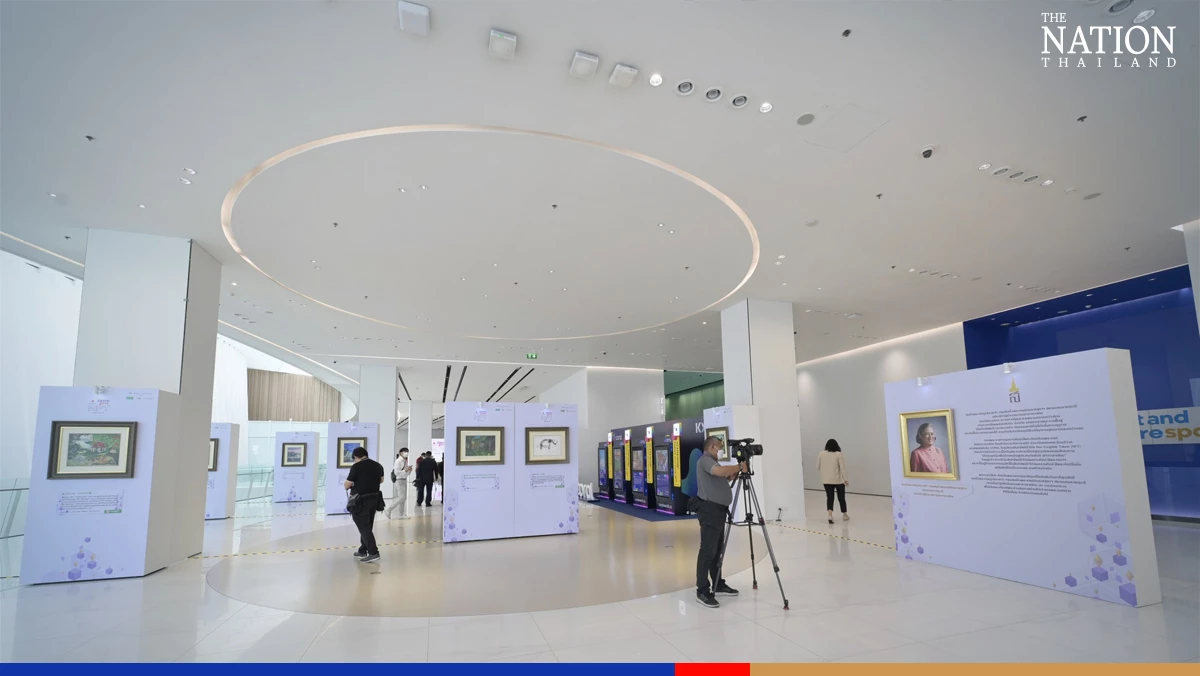 Thai Red Cross Society, Kasikorn X showcase digital artworks of HRH Princess Sirindhorn