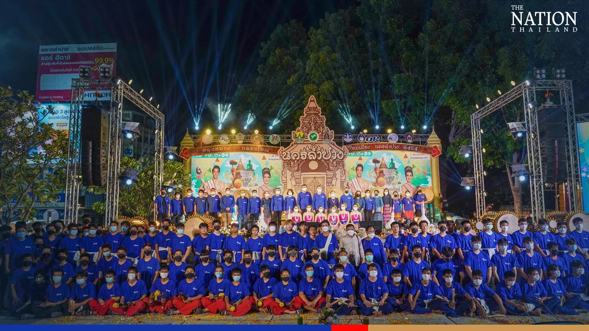 OR taps oil barrels for sacred rhythms, community aid in Lampang