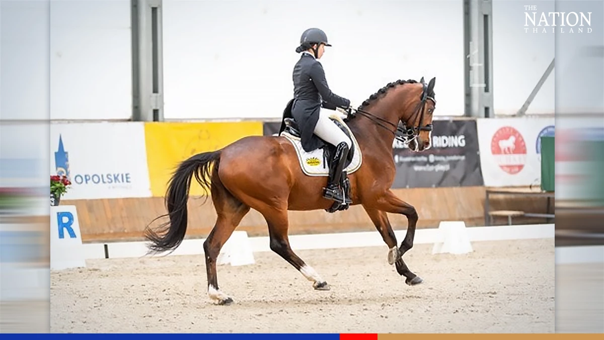 Equestrian Supakamol finishes 5th in GP dressage event in Poland