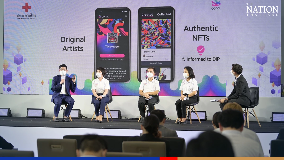 Thai Red Cross Society, Kasikorn X showcase digital artworks of HRH Princess Sirindhorn