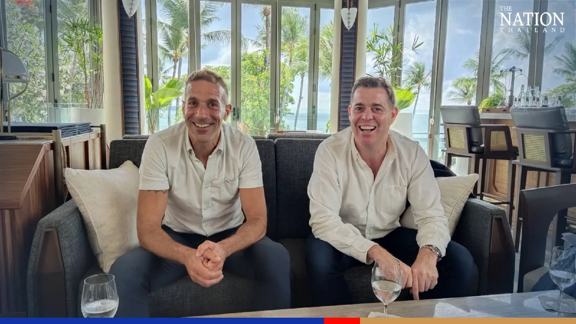 From left, Patrick Moukarzel and Tom Thrussell