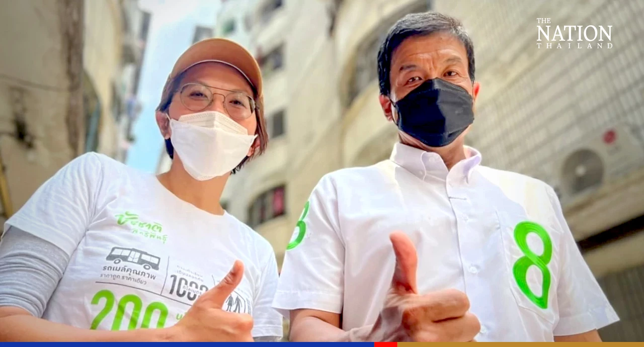 Kessara Thanyalakpark (left) and Chadchart Sittipunt (right)