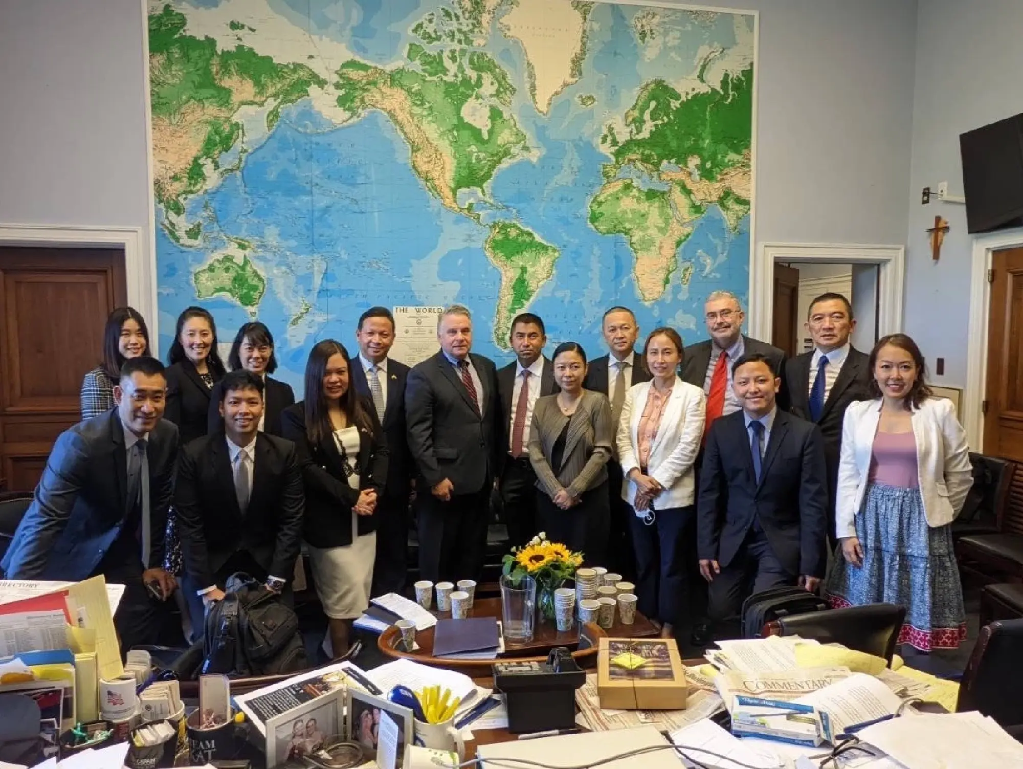 Department of American and South Pacific Affairs leads a Thai delegation to the US to strengthen anti-human trafficking and forced labour cooperation