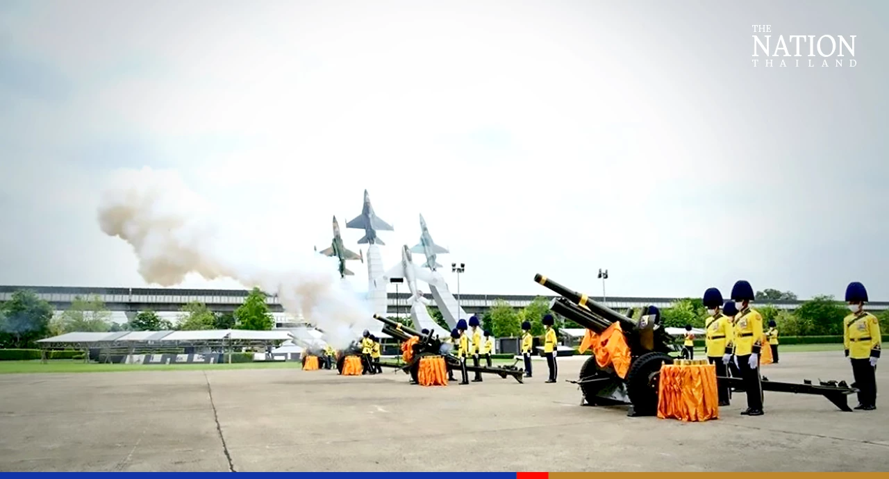 Their Majesties make merit on Coronation Day