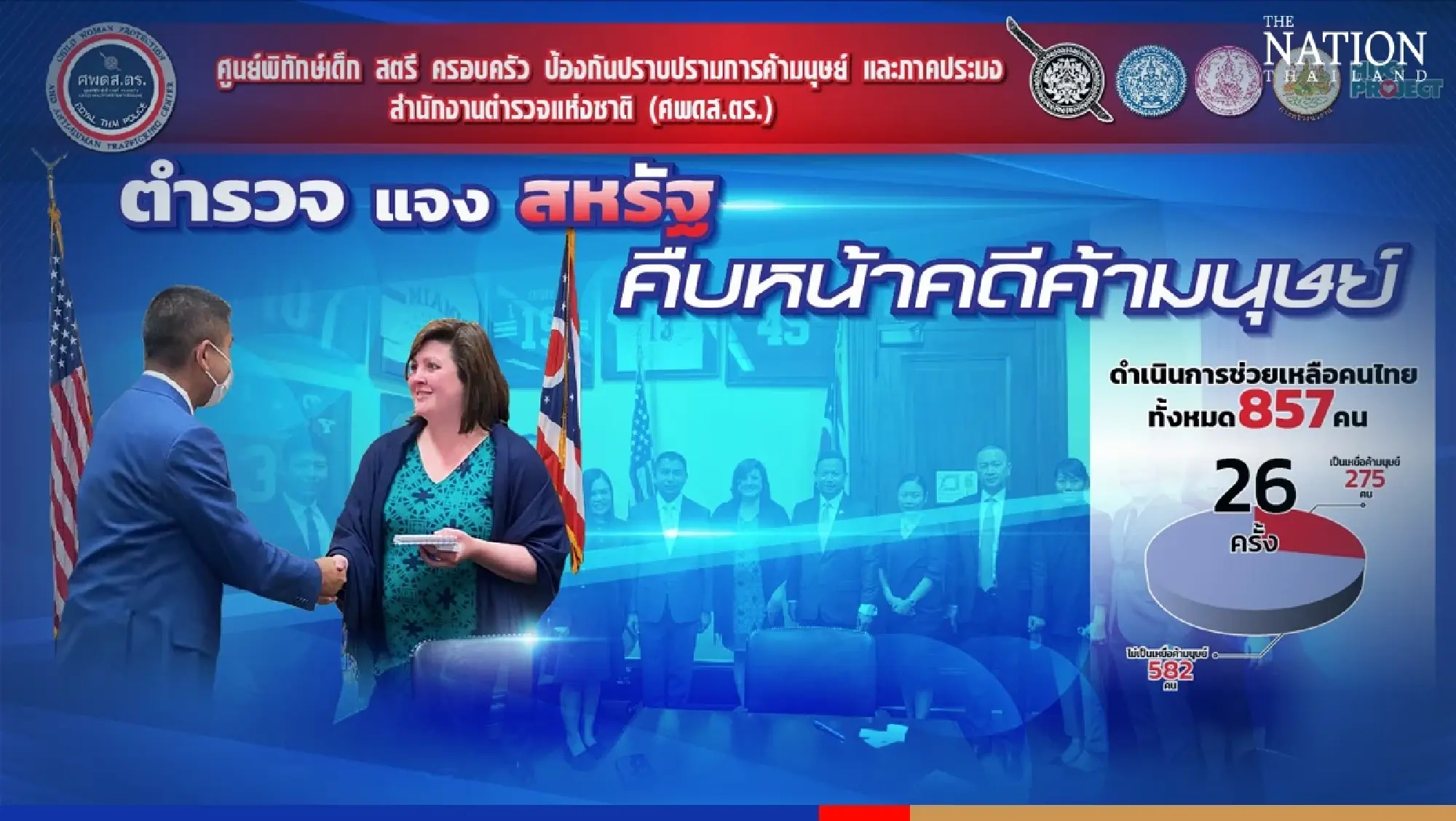 US urges ‘Team Thailand’ to help trafficking victims systematically