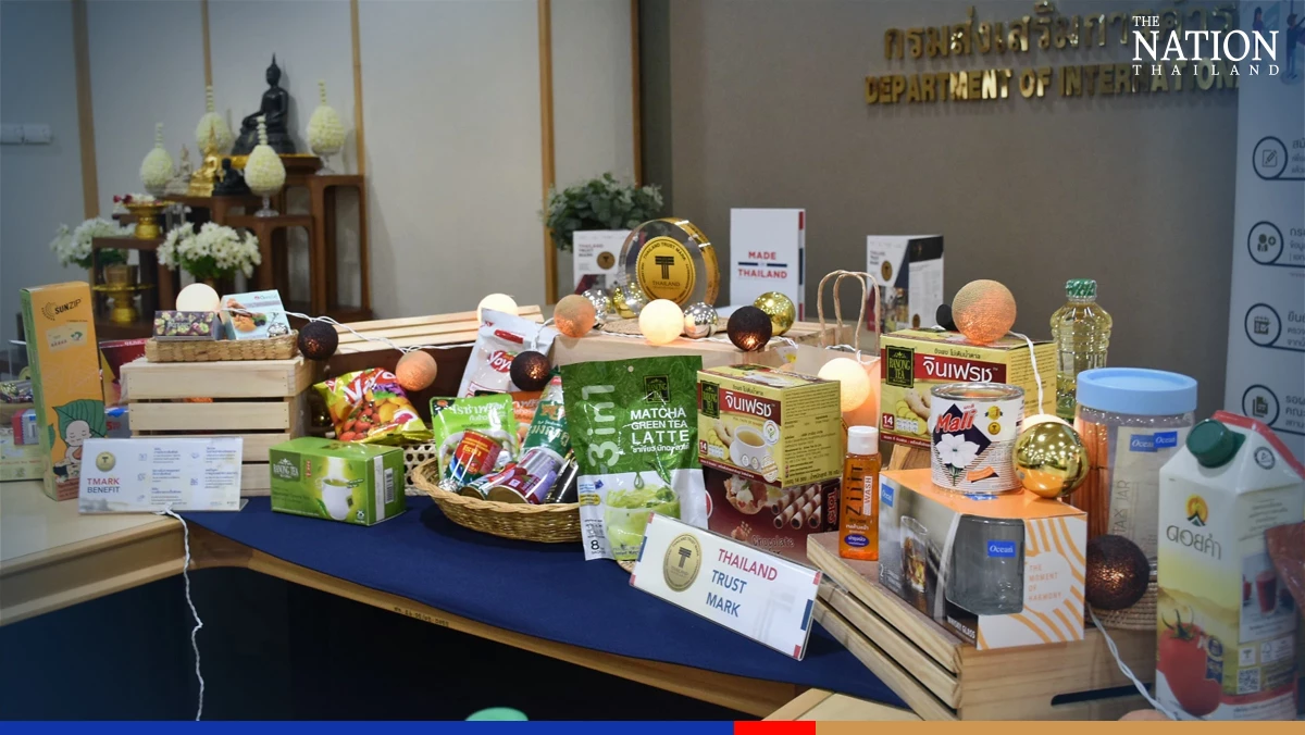 Ministry plans overseas promotion for products having Thailand Trust Mark