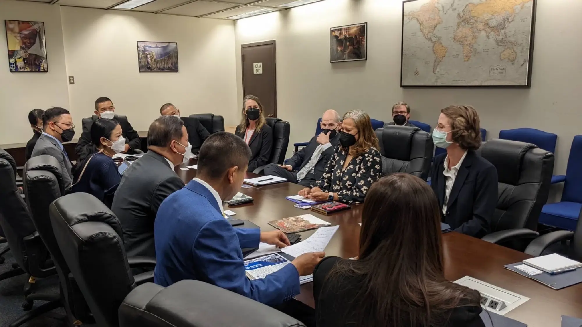 Department of American and South Pacific Affairs leads a Thai delegation to the US to strengthen anti-human trafficking and forced labour cooperation