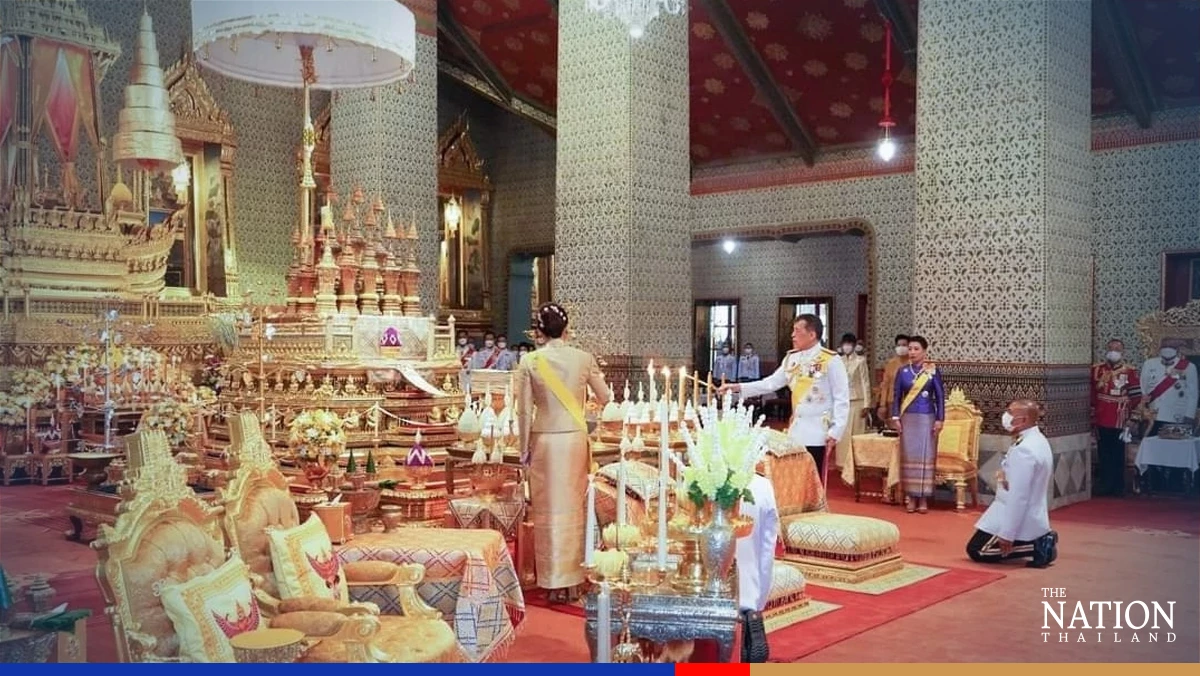 Their Majesties preside over merit-making ceremony for Coronation Day