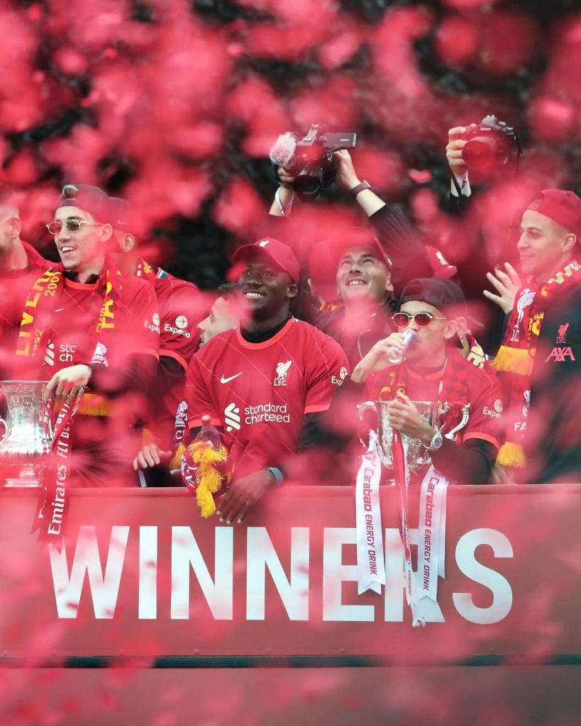 Liverpool celebrate with bus parade