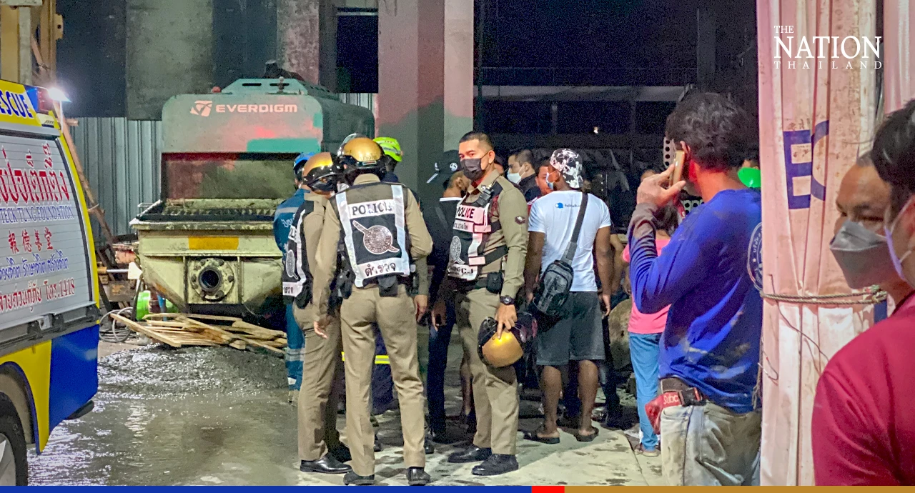 1 killed, 5 injured in bizarre accident at Bangkok construction site