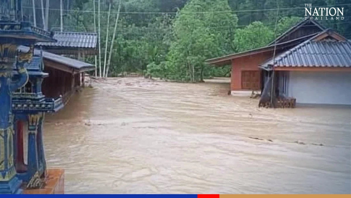 Flood alert issued for Prachuap, 14 other southern provinces