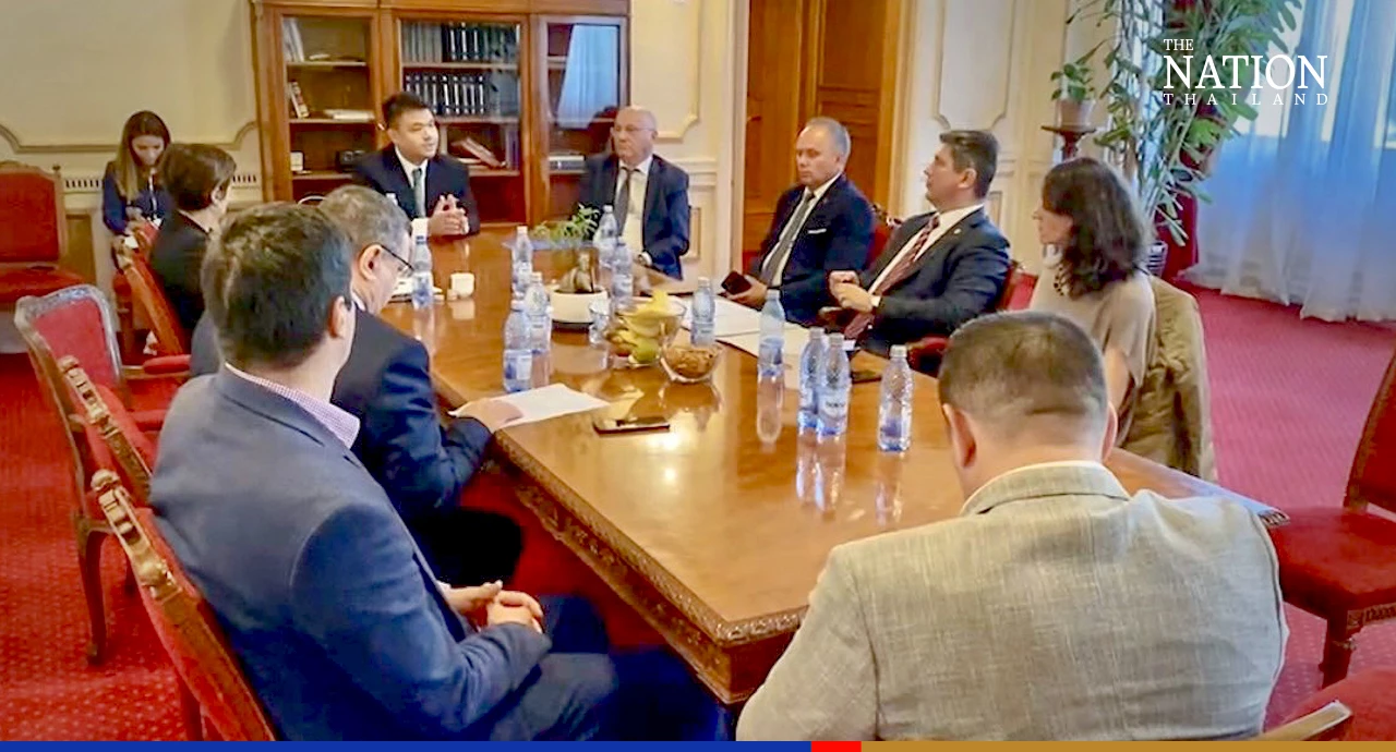 Pheu Thai exec discusses ageing society, digital era at Bucharest forum