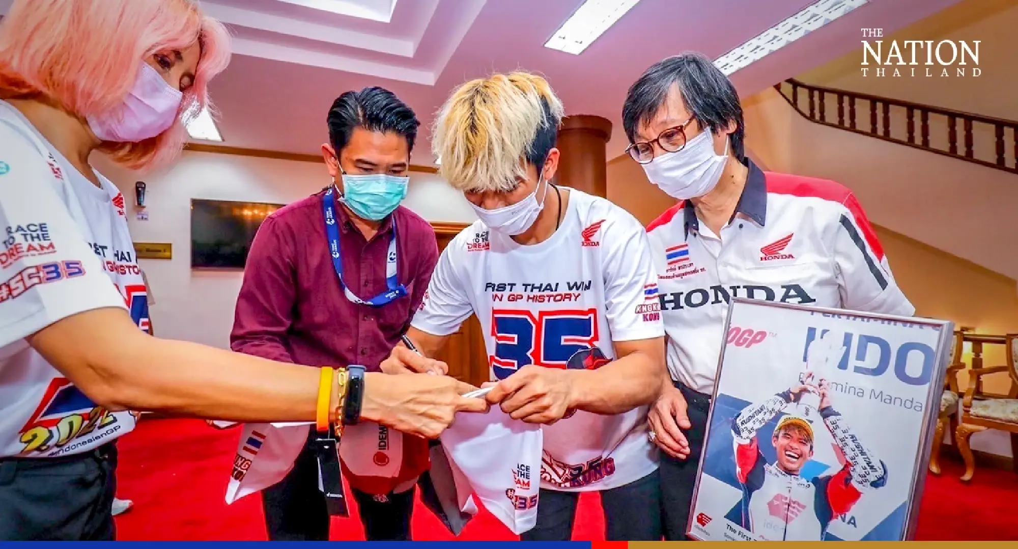 Moto2 rider Somkiat hailed as a ‘role model for youth’